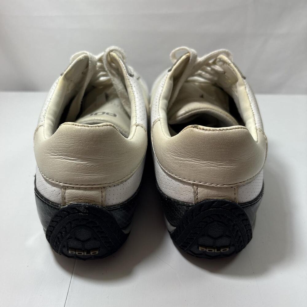 Polo Ralph Lauren Vintage Bentwinds Leather Sneakers Size 10 - Picture 4 of 8